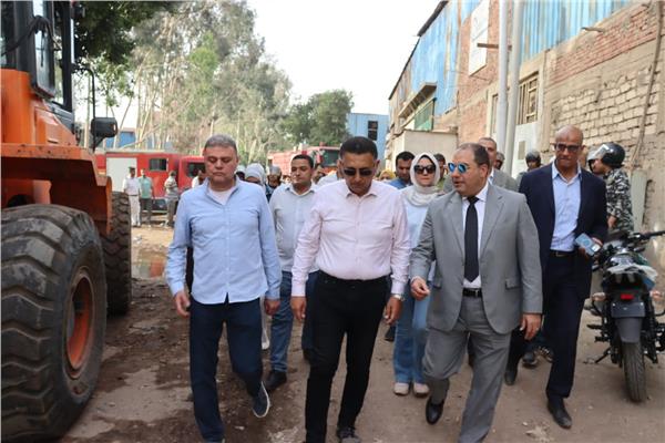محافظ القليوبية ومدير الأمن 