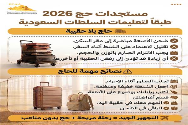 نصائح مهمة من غرفة السياحة للحجاج لضمان رحلة آمنة وسهلة ومنظمة