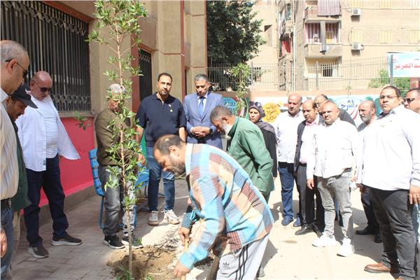 مبادرة تشجير مدارس إدارة العمرانية