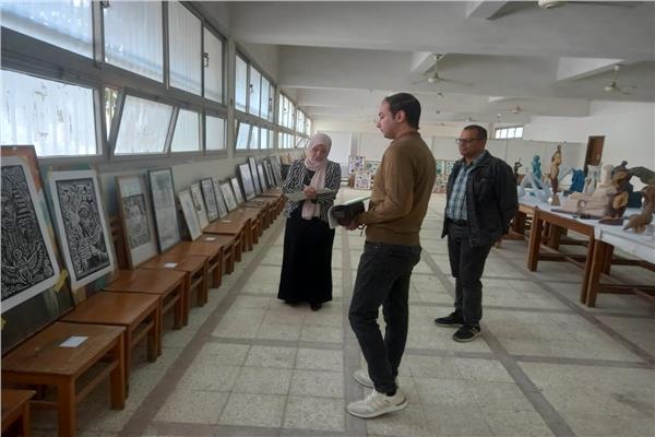 طلاب جامعة المنيا يحصدون المراكز الأولى في الفنون التشكيلية بمهرجان «إبداع 14»