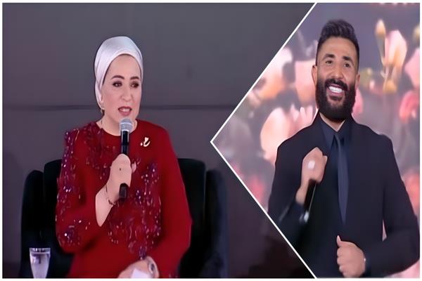  أحمد سعد يوجه رسالة شكر إلى السيدة انتصار السيسي