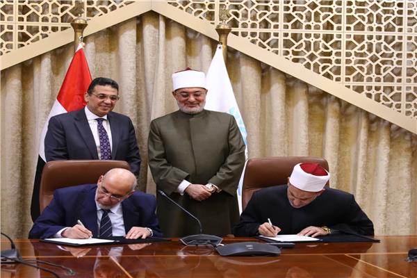بروتوكول تعاون بين القطاع الشرعي بدار الإفتاء وجمعية سفراء الهداية