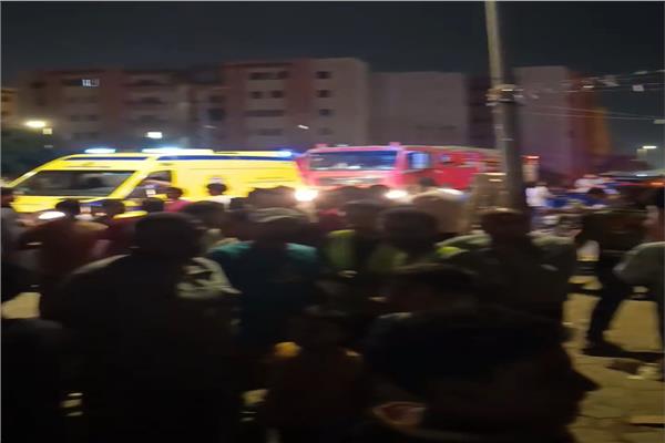 حريق مخبز بمدينة العبور