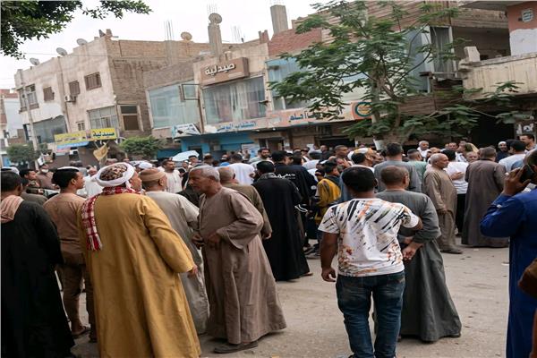 جانب من واقعة اطلاق النيران باسيوط