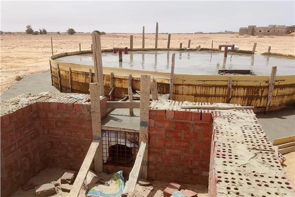 بحوث الصحراء يواصل تنفيذ خزانات وجابيات مياه لدعم التنمية بمطروح
