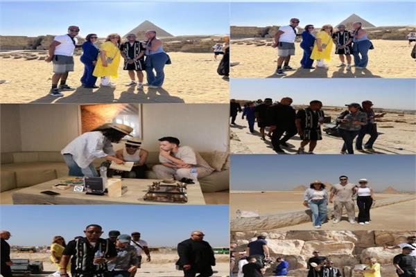 نجوم هوليوود في قلب الحضارة المصرية