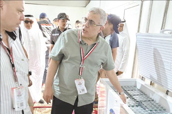  اللواء أحمد عيده يتفقد المخيمات