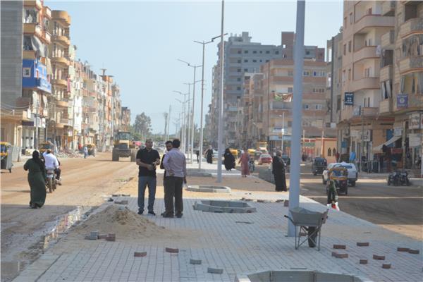 تطوير شارع مستشفى مطوبس