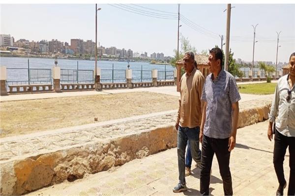 محافظ المنيا يوجه برفع كفاءة المتنزهات وتزيين الكورنيش لاستقبال المواطنين