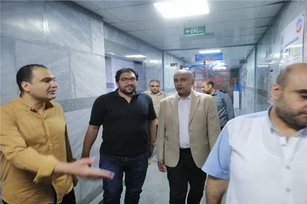 الدكتور كريم بركات  مدير عام فرع الغربية للتأمين الصحي، - الدكتوراسامة بلبل وكيل وزارة الصحة