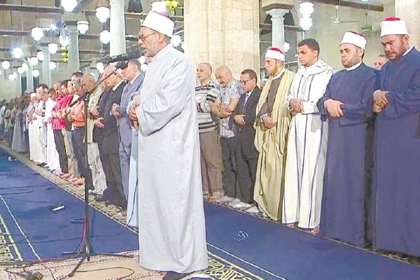صلاة عيد الأضحى بالجامع الأزهر