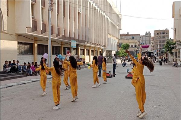 ورشة فنية للأطفال بعنوانالعيد فرحة في العريش