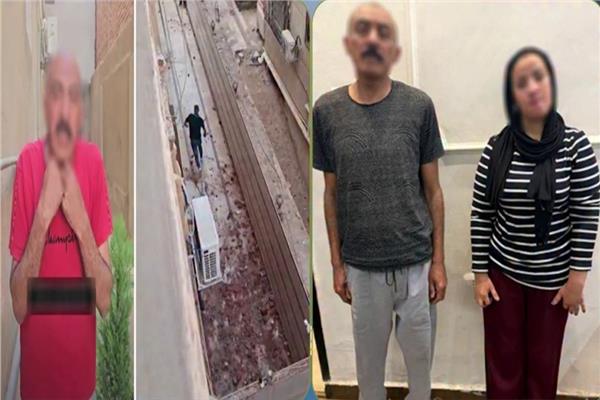 المتهمون بعد القبض عليهم