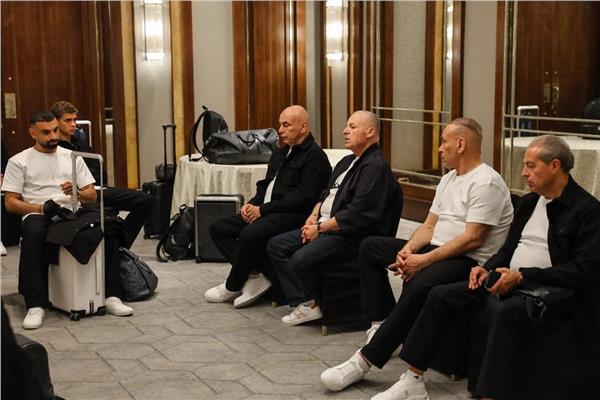 أبو ريدة يودع بعثة منتخب مصر