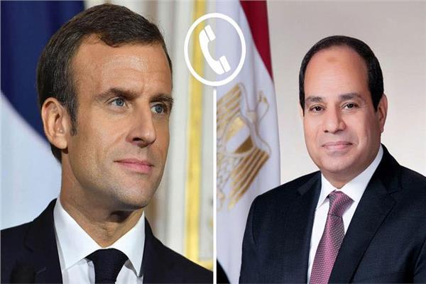 الرئيسان السيسي وماكرون 