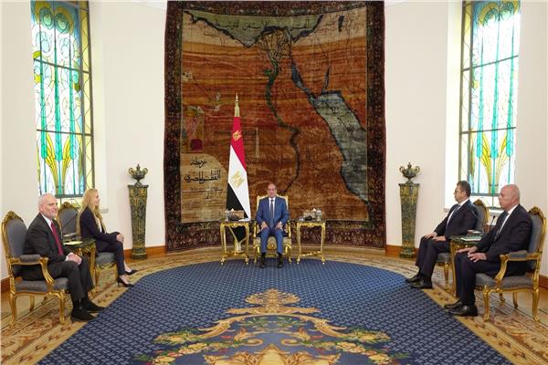 الرئيس السيسي خلال اللقاء