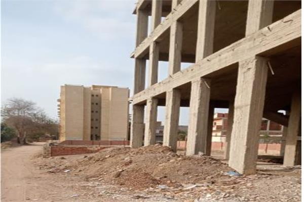 توقف الأعمال الإنشائية في مركز شباب كفر النصارية