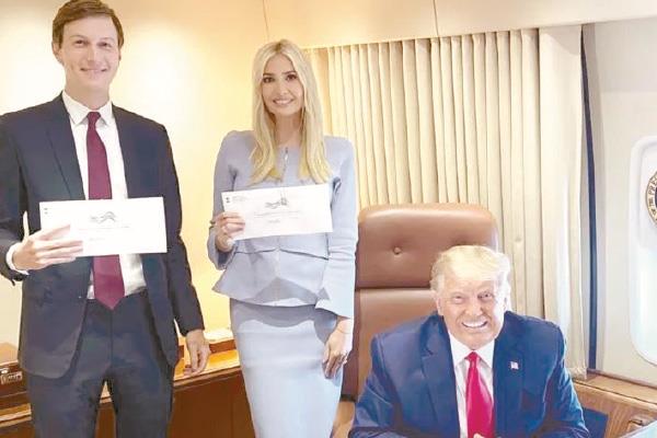 الرئيس الأمريكى دونالد ترامب - وزوجها جاريد كوشنر - إيفانكا ترامب