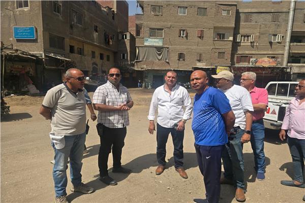  أجهزة الحي خلال المتابعة الميدانية