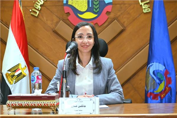 الدكتورة جاكلين عازر  محافظ البحيرة