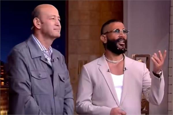 أحمد سعد وعمرو أديب