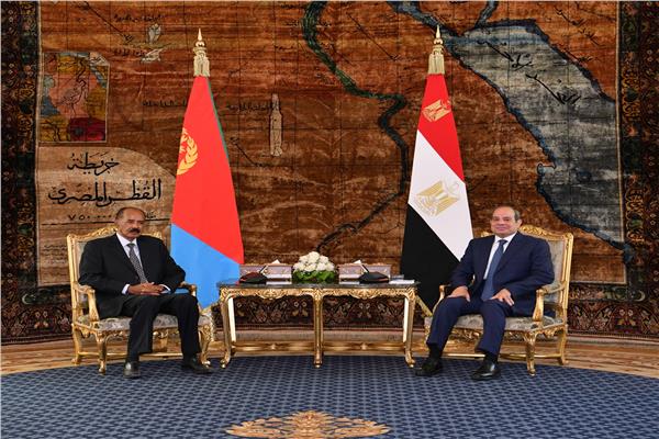 الرئيس السيسي ونظيره الإريتري
