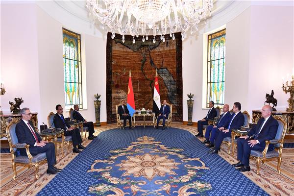 الرئيس السيسي ونظيره الإريتري