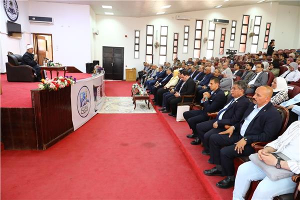 محاضرة مفتي الجمهورية بعنوان بجامعة العريش