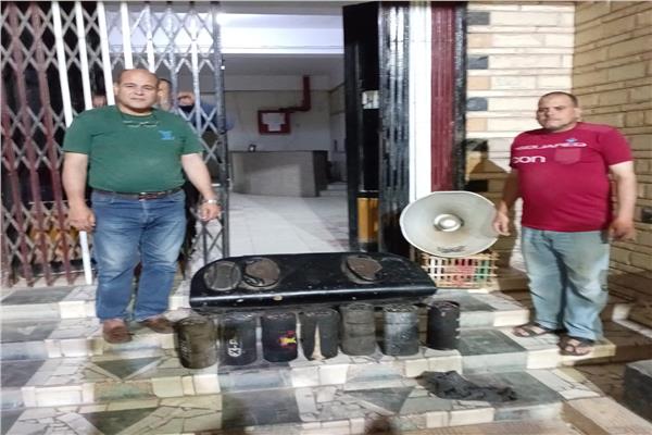 الحملات الليلية للتصدي بمدينة الجمالية