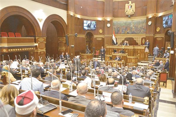 الجلسة العامة لمجلس الشيوخ أمس        