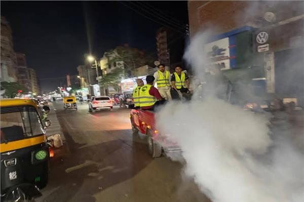 مستقبل وطن بطنطا يشارك في حملات مكافحة الناموس والبعوض بالشوارع 