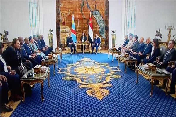 السيد الرئيس عبد الفتاح السيسي ونظيره الكونغولي
