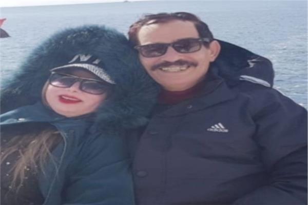 الفنانة فادية عبدالغني وشقيفها الراحل