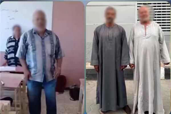 المتهم عقب القبض عليه