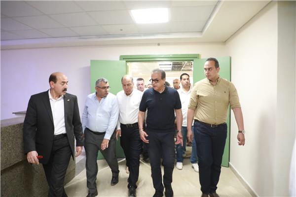 وزير الصحة يتفقد مشروع مستشفى أبو قرقاص الجديد ومستشفى دير مواس التخصصي 