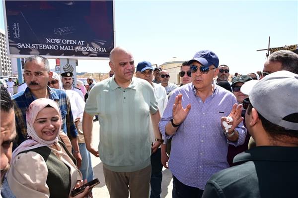  خلال تفقد وزير الري مشروع «حماية ساحل الإسكندرية المرحلة الثانية غرب المحروسة