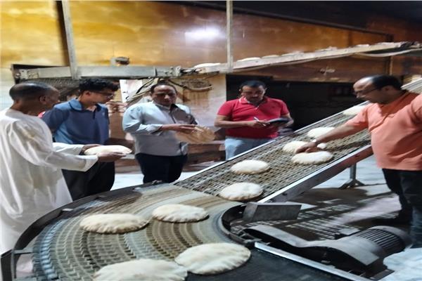 التفتيش علي عدد من المخابز