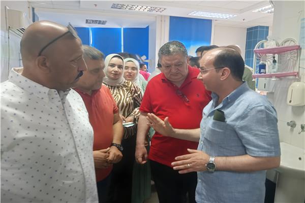 وكيل صحة الدقهلية في جولة ميدانية بمركز ومدينة المطرية