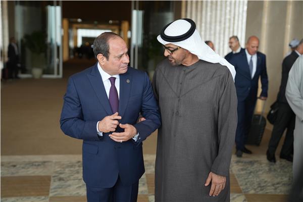 الرئيس السيسي ونظيره الإماراتي - صورة أرشيفية