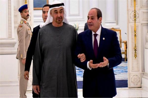 الرئيس السيسي ونظيره الإماراتي - صورة أرشيفية