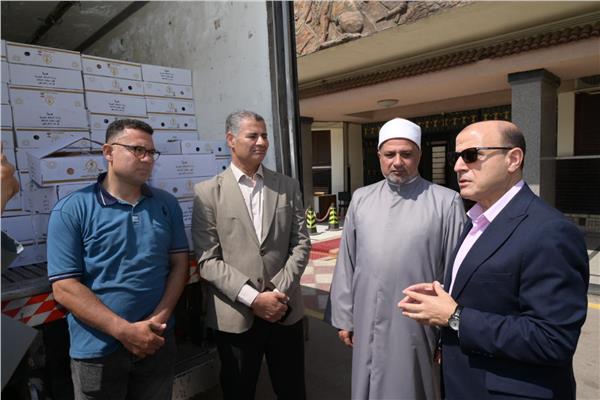 محافظ الغربية يشهد استلام 4 أطنان من لحوم صكوك الإطعام لتوزيعها على الأسر الأولى بالرعاية 