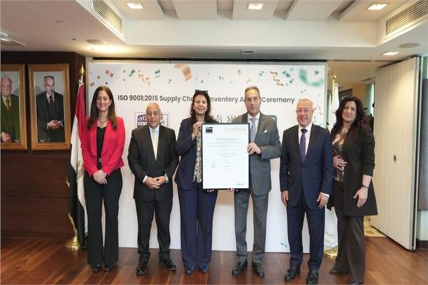 البنك الأهلي المصري يحصل على شهادة الجودة ISO 9001 في مجال الإمداد اللوجستي والمخازن 