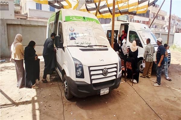 القافلة الطبية المجانية بقرية ميت أبو خالد