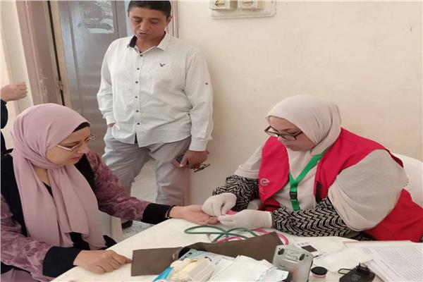 القافلة طبية مجانية بقرية زرقان بمركز تلا 