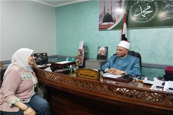 وكيل وزارة الأوقاف خلال الحوار