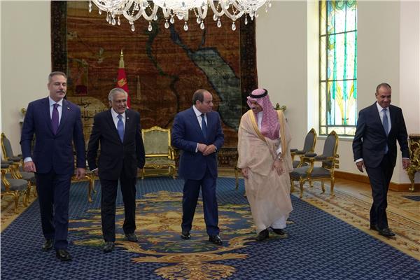 الرئيس السيسي يبحث مع وزراء خارجية باكستان والسعودية وتركيا 
