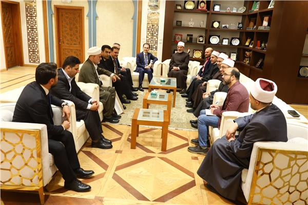 مفتي الجمهورية يستقبل وزير أوقاف كردستان العراق