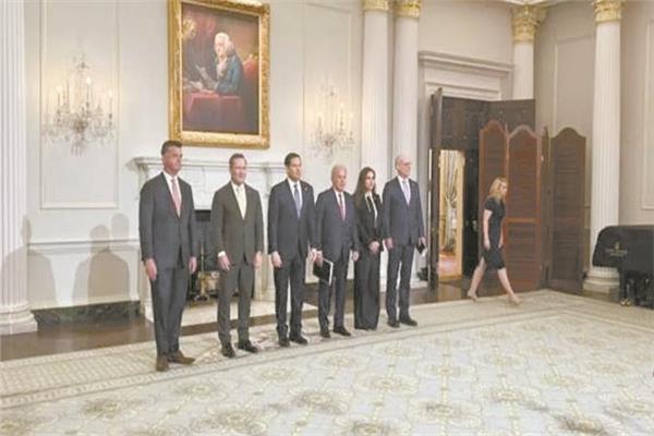 ماركو روبيو يتوسط الوفدين اللبنانى والإسرائيلى فى محادثات إبريل الماضى
