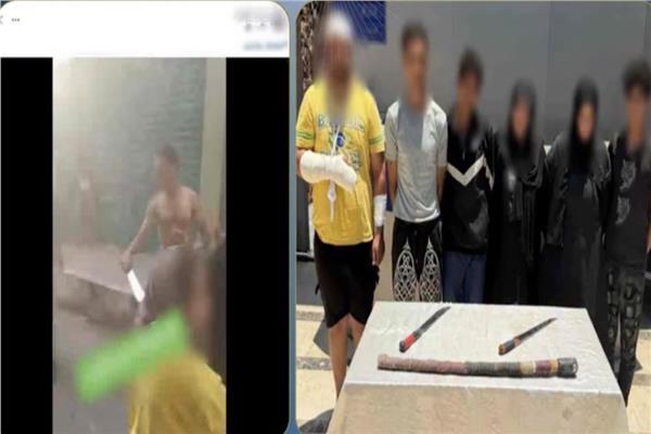 ضبط أطراف مشاجرة بالأسلحة البيضاء