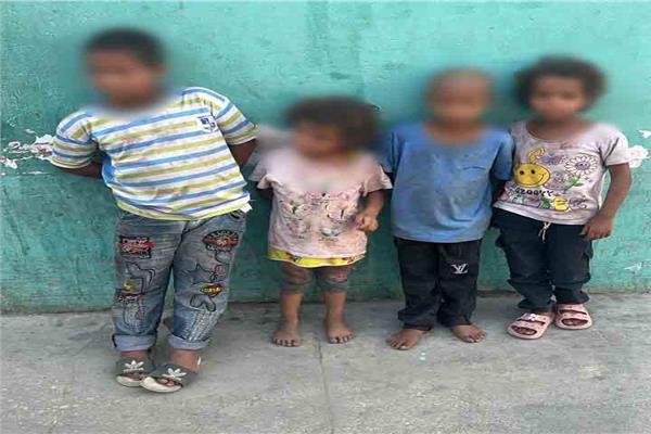 الداخلية تنقذ 4 أطفال بلا مأوى في حلوان